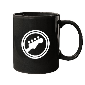 Discover Bass Guitar Logo Mugs