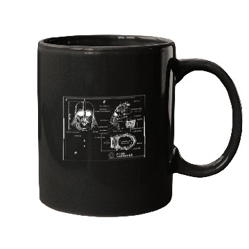 Discover darth vader star wars blueprint Mugs