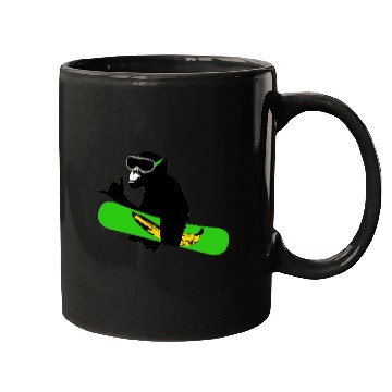 Discover snowboard monkey Mugs