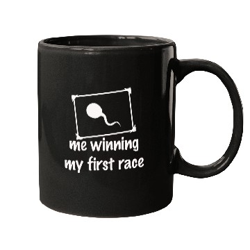 Discover Me winning my first race Mugs