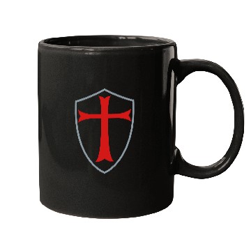 Discover knights templar shield Mugs