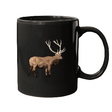 Discover Low Poly Elk Mugs