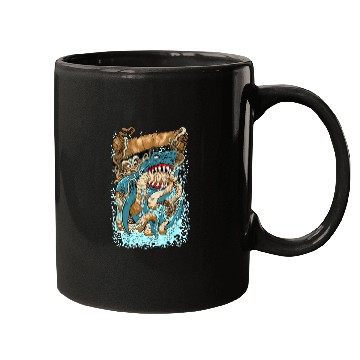 Discover OCTOPUS v SHARK Mugs