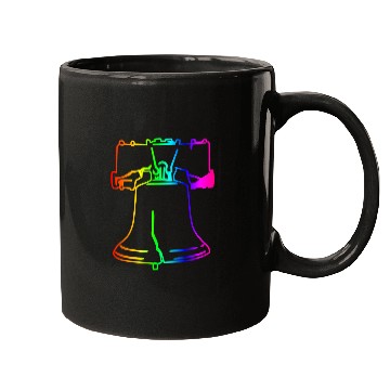 Discover Rainbow Liberty Bell Mugs