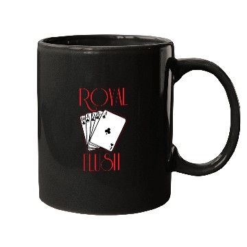 Discover royal flush Mugs