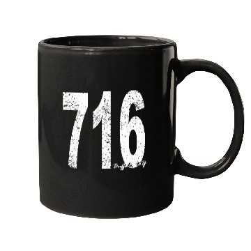Discover Vintage Buffalo Area Code 716 Mugs