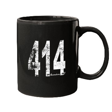 Discover Vintage Milwaukee Area Code 414 Mugs