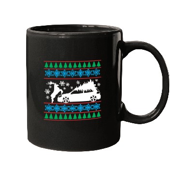 Discover MK6 GTI Ugly Christmas Sweater Mugs