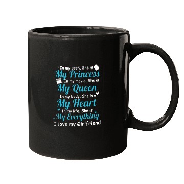 Discover I LOVE MY GIRLFRIEND Mugs
