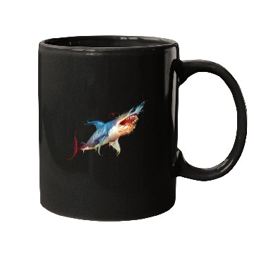 Discover Colorful Shark Mugs