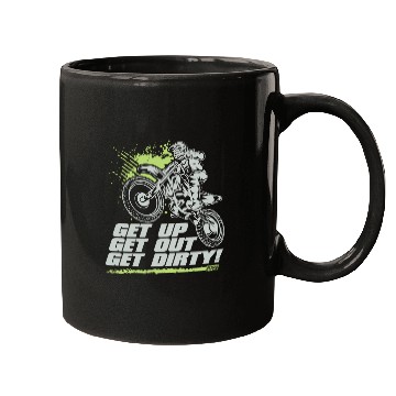Discover Motocross Get Dirty Mugs