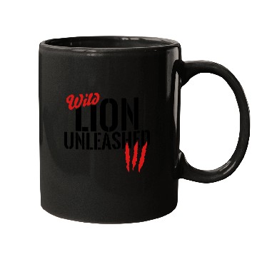 Discover wild lion unleashed Mugs