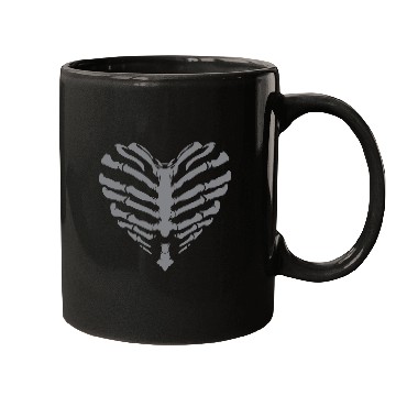 Discover Skeleton Heart Mugs