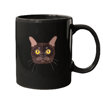Discover brown cat Mugs