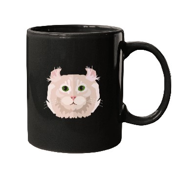 Discover white cat Mugs