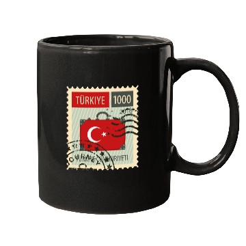 Discover stamp turkey Mugs