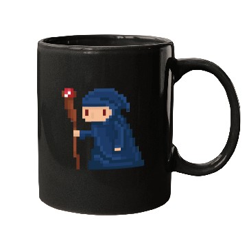 Discover Pixel wizard Mugs