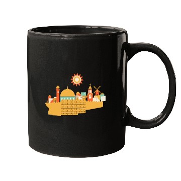 Discover jerusalem Mugs