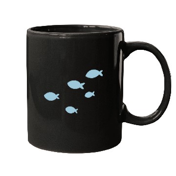 Discover school of fish Mugs