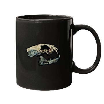 Discover cat skull Mugs