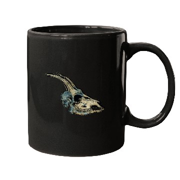 Discover Capricorn skull Mugs