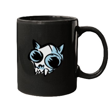 Discover cat skull Mugs