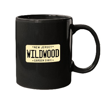 Discover Wildwood New Jersey License Plate Mugs