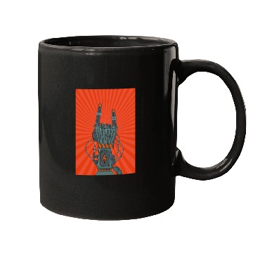 Discover hard rock horns robot Mugs