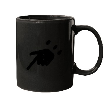 Discover Punk Hand pointing Mugs