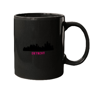 Discover Detroit, Michigan Mugs