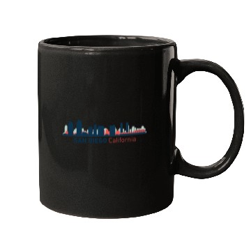 Discover San Diego, California Mugs