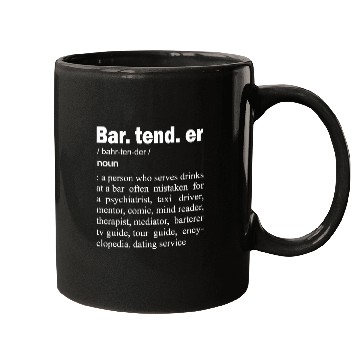 Discover Bartender - Bartender Definition Mugs