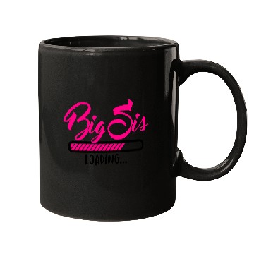 Discover Big Sis loading - Big Sister loading - Pregnancy Mugs