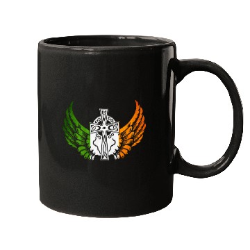 Discover Irish Flag Design Celtic Cross Irish gift Mugs