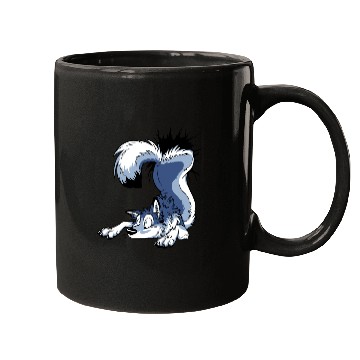 Discover UN-STUCK Blue Husky Mugs