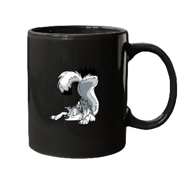 Discover UN-STUCK Grey Husky Mugs