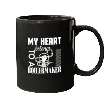 Discover My Heart Belongs To A Boilermaker Mugs