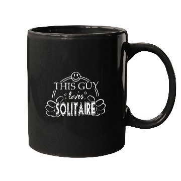 Discover Guy Loves Solitaire Mugs