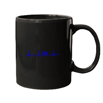 Discover GIFT - POKER CHIPS BLUE Mugs