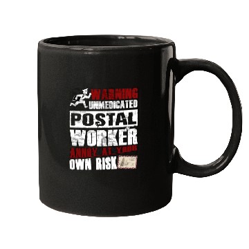 Discover Unmedicated Postal Worker Mugs