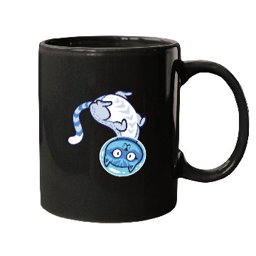 Discover Space cat Mugs