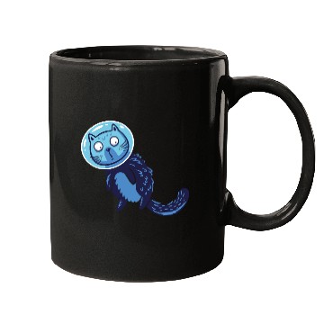 Discover Space cat Mugs