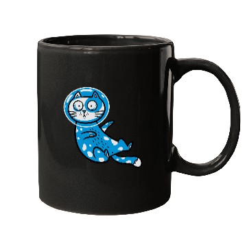 Discover Space cat Mugs