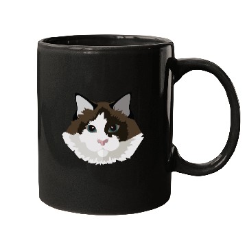 Discover Cat face Mugs