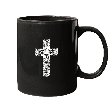 Discover Lion Cross Religious Christian Rasta Mugs