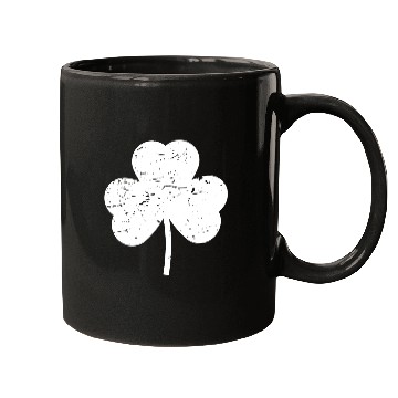 Discover Shamrock white distressed Mugs
