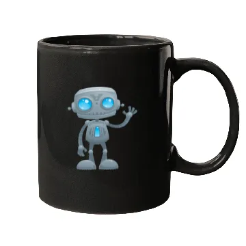 Discover Waving Robot Mugs