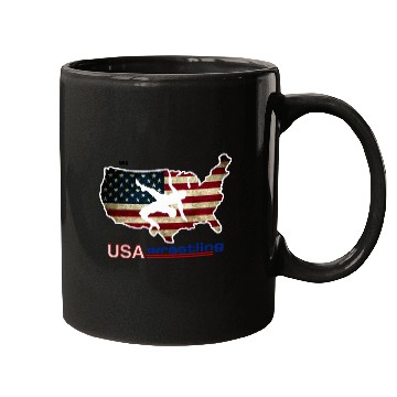 Discover USA Wrestling Mugs