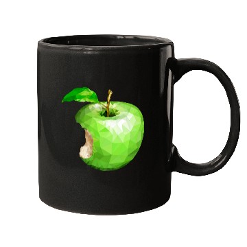 Discover Green Apple With A Bite Mugs