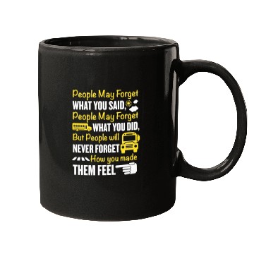Discover How You Make Them Feel School Bus Driver Mugs